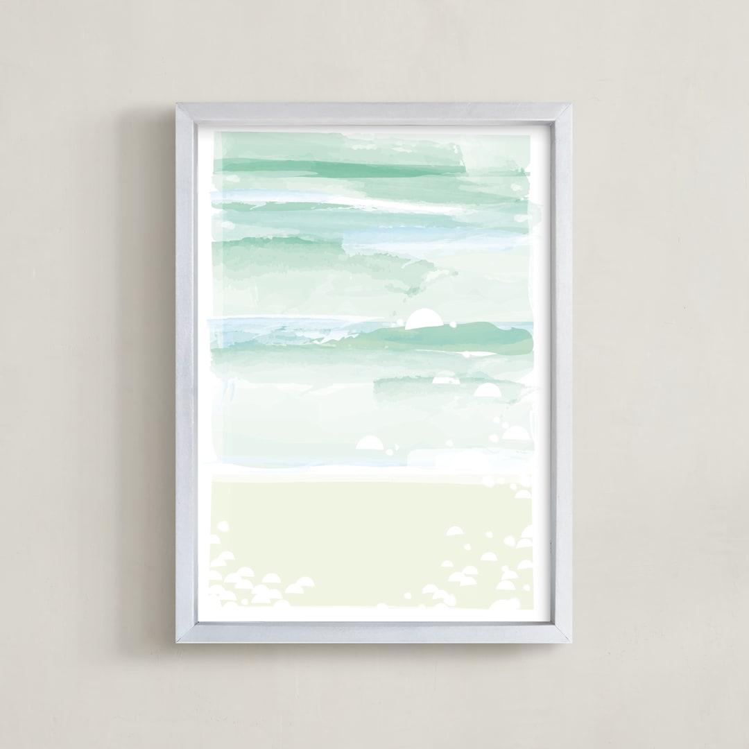 out to sea.