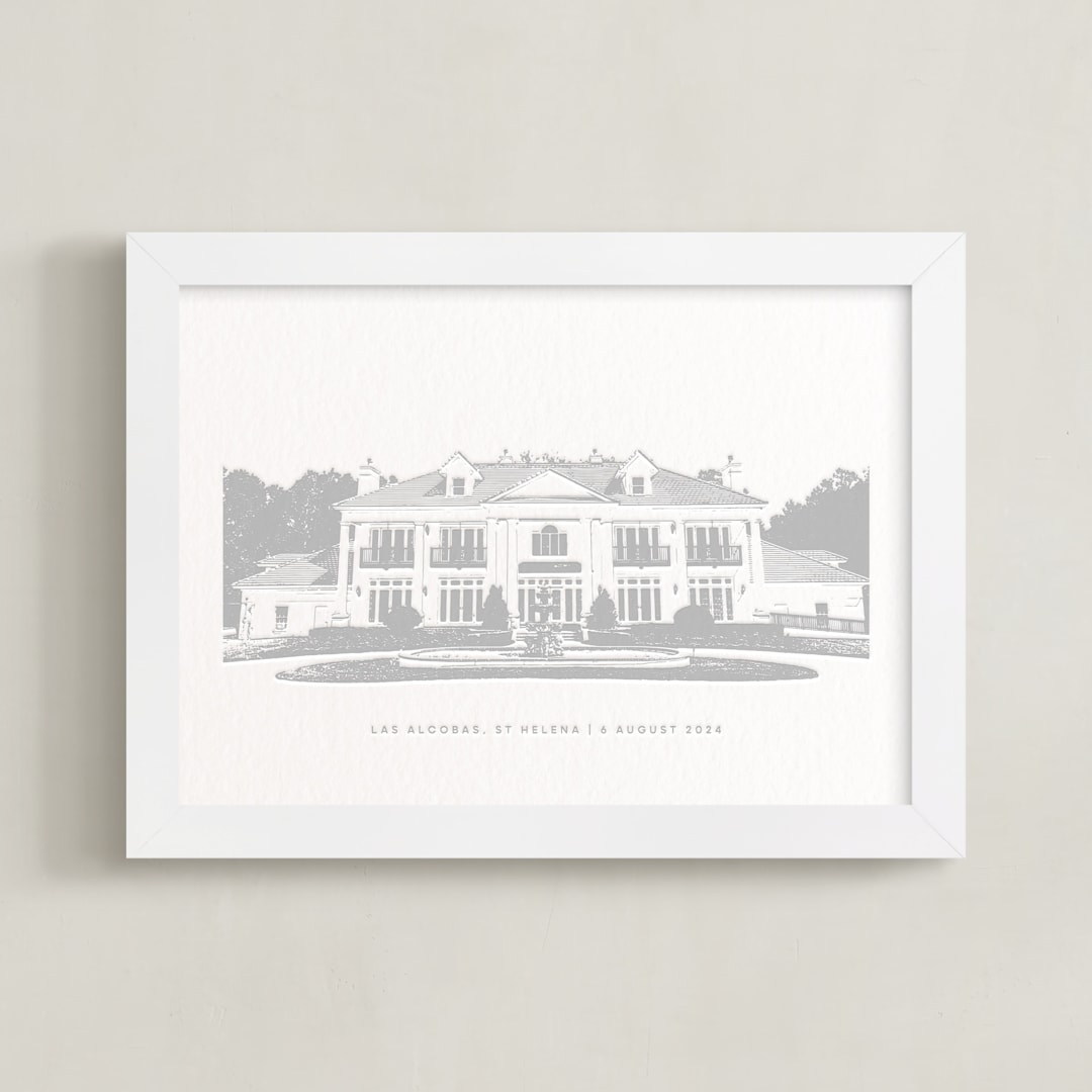 Your Venue: Custom Letterpress Print