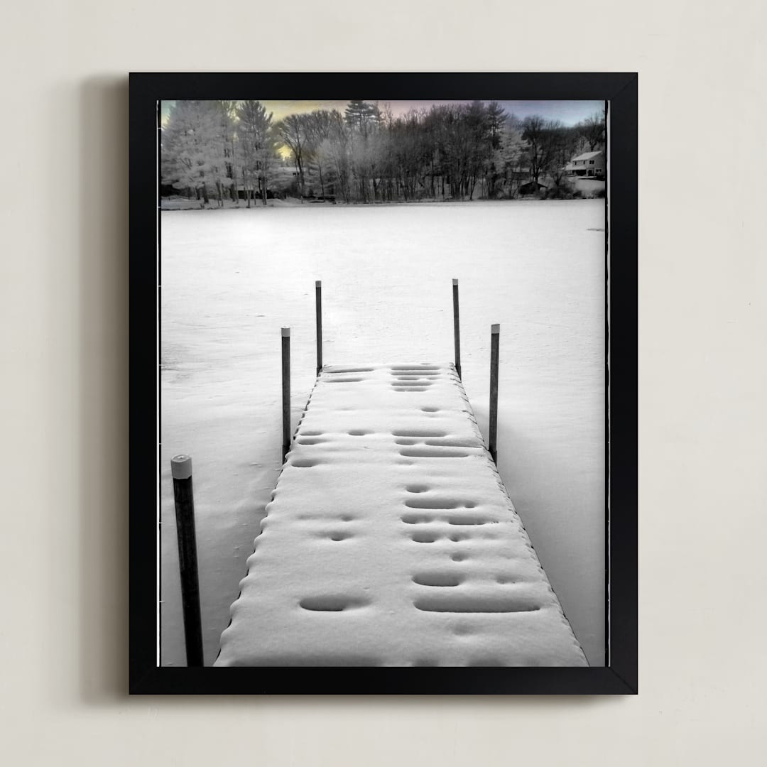 Winter Scene On Secret Lake