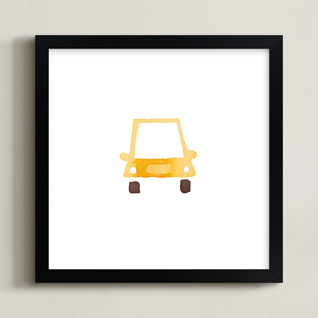 Yellow Car Art