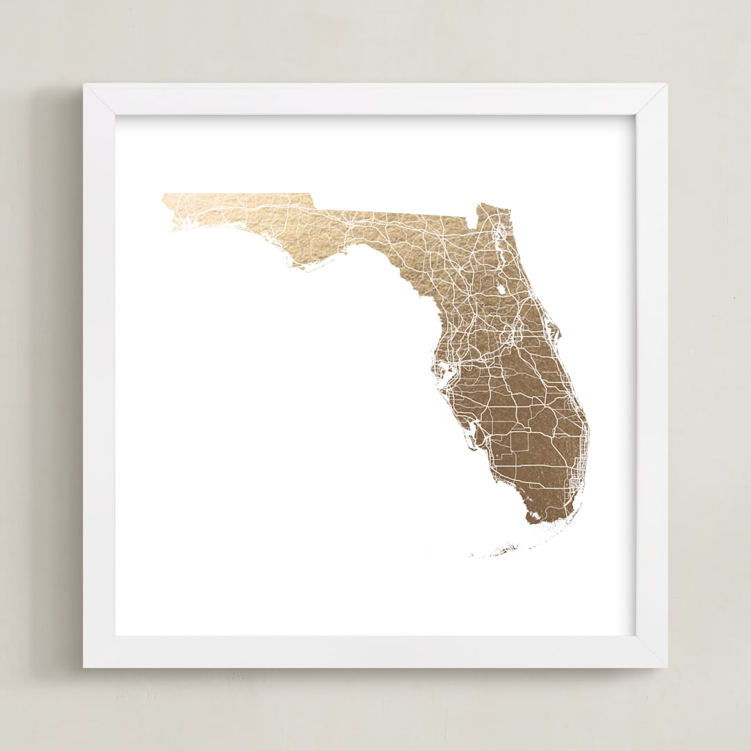 Florida Map Filled