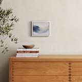"Reflection in the River" - Art Print in Indigo Blue by Rebecca King - In a Room