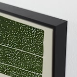 "Tropical Drizzle" - Art Print in Moss by Adelyn T. - Frame Close-up
