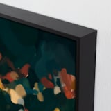 "Embers in Blue" - Art Print in Dark Emerald by Parima Studio - Frame Close-up