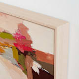 "Night Ride" - Art Print in Pink by Caryn Owen - Frame Close-up
