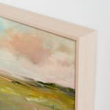"Eden" - Art Print in Peach by Lindsay Megahed - Frame Close-up