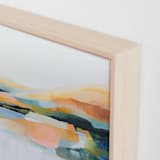 "Terraces" - Art Print in Peach by Mya Bessette - Frame Close-up