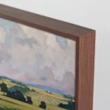 "Where Things Settle" - Art Print in Expansive by Stephanie Goos Johnson - Frame Close-up