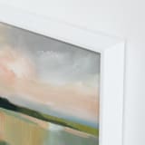 "Daylight Sun" - Art Print in Sunny Green by AlisonJerry - Frame Close-up