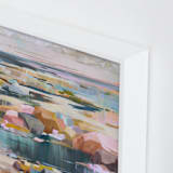 "Stand Still" - Art Print in Sandy Beach by Jess Franks - Frame Close-up