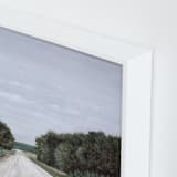 "Backroad" - Art Print in Field Green by Hettie Roberts - Frame Close-up