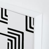 "Edges" - Art Print in Onyx by Bethania Lima - Frame Close-up