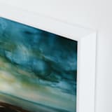 "Changing Light" - Art Print in Moonlight Blue by Brian Sostrom - Frame Close-up