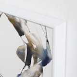 "Surrounding" - Art Print in grey wash by Michelle Lee - Frame Close-up