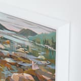 "Rest Easy" - Art Print in Blush by Jess Franks - Frame Close-up