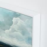 "Late in the Day" - Art Print in Slate Blue by Mya Bessette - Frame Close-up