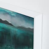 "Ice Lands" - Art Print in Ice Land Green by AlisonJerry - Frame Close-up