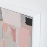 "atmospheric" - Art Print in Apricot by Amy Gray - Frame Close-up