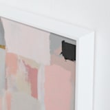 "atmospheric" - Art Print in Apricot by Amy Gray - Frame Close-up