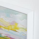 "Land of Plenty" - Art Print in Yellow by Emily Jeffords - Frame Close-up