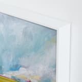 "Savannah Lands" - Art Print in Golden Yellow by Emily Jeffords - Frame Close-up