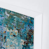 "Blue Ocean I" - Art Print in Waves by Carmen Guedez - Frame Close-up
