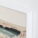 "Northern California Seacave" - Art Print in Sandstone by Caryn Owen - Frame Close-up