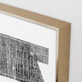 "When We Were Hidden I" - Art Print in Ink by Akweley Creative - Frame Close-up