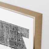 "When We Were Hidden I" - Art Print in Ink by Akweley Creative - Frame Close-up