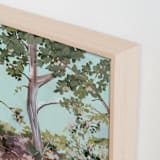 "River Tree Stillness" - Art Print in Misty Mint by AlisonJerry - Frame Close-up
