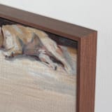 "Musing" - Art Print in Light Cream by jinseikou - Frame Close-up