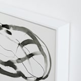 "Forward Inking" - Art Print in Charcoal by Melanie Severin - Frame Close-up
