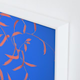 "Breeze" - Art Print in Cerulean by Sonal Nathwani - Frame Close-up
