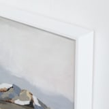 "Sundown in the Chisos" - Art Print in Ice Blue by Kati Ramer - Frame Close-up