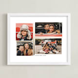 "4 Photo Collage" - Foil Framed Photo in Gold by Hooray Creative - Framed