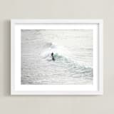 "Hat Day" - Art Print in Seafoam by Shannon Howard - Framed