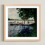 "Color Photography: Lake" - Art Print in Water by Sumak Studio - Framed