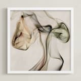 "Climbing" - Art Print in Latte by Anne Ciotola - Framed