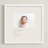 "Welcome, Little One" - Framed Photo in Cotton Cream by Sierra Lee - Framed
