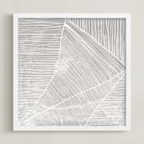 "Hide" - Art Print in Fog by Kerry Doyle - Framed