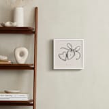 "Locket: Custom Print" - Custom Print in Cream by Ani Somi - In a Room