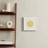 "Forever Sunshine" - Art Print in Sunflower by Carrie ONeal - In a Room