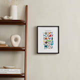 "Animals Alphabet" - Personalized Art Print in Bright by Alethea and Ruth - In a Room