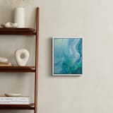 "Under Water" - Art Print in Sea Blue by Chelsey Scott - In a Room