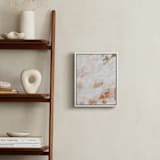 "Whispered 1" - Art Print in coral by Melanie Severin - In a Room