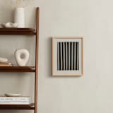 "True Stripes 1" - Art Print in Zebra by Kamala Nahas - In a Room