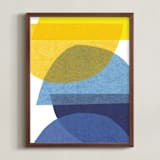 "tissue mounds" - Art Print in sun and moon by Carrie Moradi - Framed