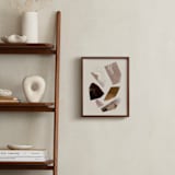 "Compositional Shapes 1" - Art Print in Leather by Melanie Severin - In a Room