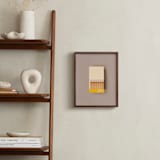"Unstruck Yellow" - Art Print in Color Match Yellow by Andrew McClintock - In a Room