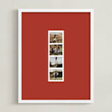 "Framed Photo: Filmstrip Hue" - Framed Photo in Rust by Inkblot Design - Framed